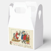 ヴィンテージアートクリスマスギフトボックス フェイバーボックス (オープン)