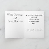 ヴィンテージアートクリスマスツーガールズ&小妖精や小人 シーズンカード (内部)