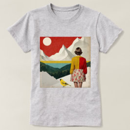ヴィンテージアートコラージュTシャツ Tシャツ