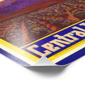 ヴィンテージアートコンメットブランドレモンラベル フォトプリント            (角)