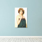ヴィンテージアートザギリシャレディ キャンバスプリント (インサイチュ (ウッドフロア))