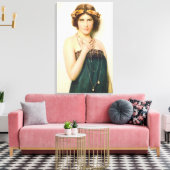 ヴィンテージアートザギリシャレディ キャンバスプリント (インサイチュ (リビング))