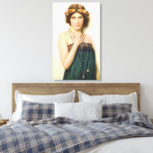 ヴィンテージアートザギリシャレディ キャンバスプリント (インサイチュ (寝室))