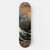 ヴィンテージアートザ素晴らしウェーブアーティス日本のト海 スケートボード (正面)