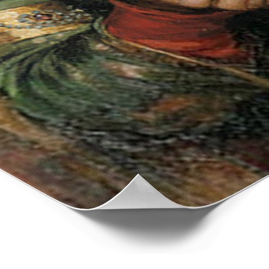 ヴィンテージアートジョンウィリアムウォーターハウス ポスター (角)