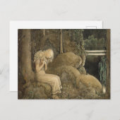 ヴィンテージアートジョンバウアー格言とトロール ポストカード (正面/裏面)