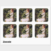 ヴィンテージアートジョンW.ウォーターハウスオフェリア スクエアシール (シート)