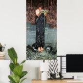 ヴィンテージアートジョンW.ウォーターハウスシルチェインヴィディオサ ポスター (ホームオフィス)