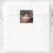 ヴィンテージアートジョンW.ウォーターハウスレディオブシャロット スクエアシール (バッグ)