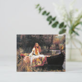 ヴィンテージアートジョンW.ウォーターハウスレディオブシャロット ポストカード (スタンド正面)