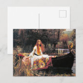 ヴィンテージアートジョンW.ウォーターハウスレディオブシャロット ポストカード (正面/裏面)