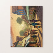 ヴィンテージアートダウンタウン2フォトパズルヴィンテージゲラー ジグソーパズル (縦)