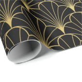 ヴィンテージアートデコのシームレスパターン ラッピングペーパー (ロールコーナー)