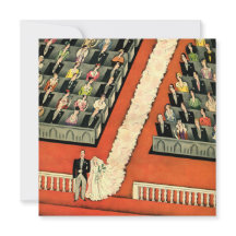 ヴィンテージアートデコウェディング 招待状 花嫁 花婿