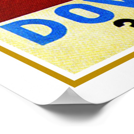 ヴィンテージアートデコドーバーオステンドノースシーフェリーアド ポスター (角)