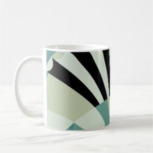 ヴィンテージアートデコーターパターンイラストレーションデザイン要素 コーヒーマグカップ