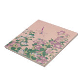 ヴィンテージアートドラゴンフライと花絵画の数 タイル (側面)