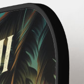 ヴィンテージアートハワイビーチハワイアンガール ピックルボールラケット (左詳細)