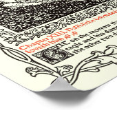 ヴィンテージアートバイウォルタークレーンfor Kelmscott Press ポスター (角)