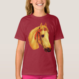 ヴィンテージアートパロミノホース Tシャツ