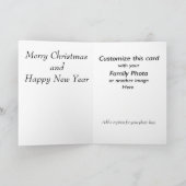 ヴィンテージアートビクトリアンサンタクリスマスカード シーズンカード (内部)