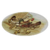 ヴィンテージアートファームチキン カッティングボード (角)