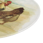 ヴィンテージアートファームチキン カッティングボード (角)