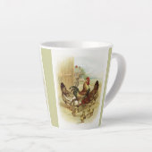 ヴィンテージアートファームチキン カフェラテマグ (右アングル)