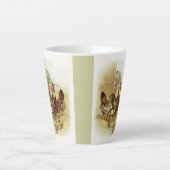 ヴィンテージアートファームチキン カフェラテマグ (正面)