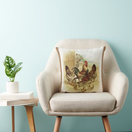 ヴィンテージアートファームチキン クッション (椅子)