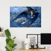 ヴィンテージアートプリントプレラファエリートナイト ポスター (ホームオフィス)