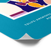 ヴィンテージアートホランドフラワーマーケット ポスター (角)