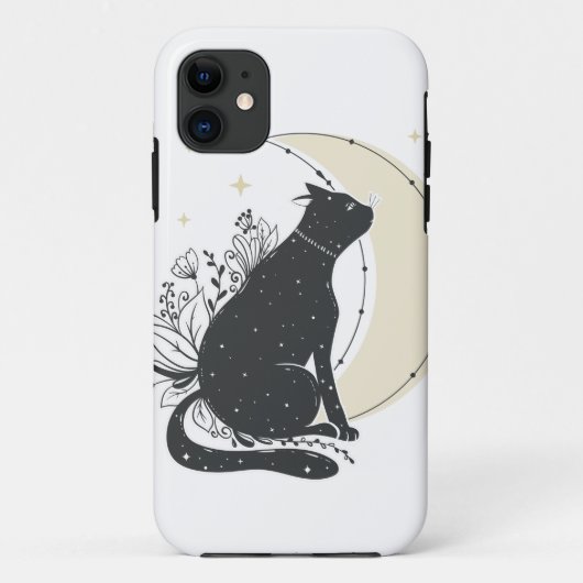 ヴィンテージアートムーンキャット Case-Mate iPhoneケース (裏面)
