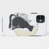ヴィンテージアートムーンキャット Case-Mate iPhoneケース (裏面(横))