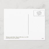 ヴィンテージアートユーモアのある感謝祭はがき シーズンポストカード (裏面)