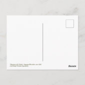 ヴィンテージアートユーモアのある感謝祭はがき ポストカード (裏面)