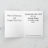 ヴィンテージアートロシアのクリスマスエンジェル シーズンカード (内部)