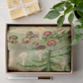 ヴィンテージアートロシアのクリスマスエンジェル 薄葉紙 (ギフト)