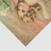 ヴィンテージアートロシアのクリスマスエンジェル 薄葉紙 (詳細)