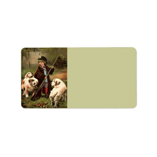 ヴィンテージアート住所 シール (正面)