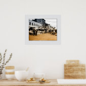 ヴィンテージアート写真： 1940イタリアン市場、ブロンクスNYC ポスター (キッチン)