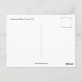 ヴィンテージアート写真： 1940イタリアン市場、ブロンクスNYC ポストカード (裏面)