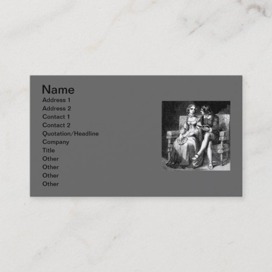 ヴィンテージアート名刺 名刺 (正面)