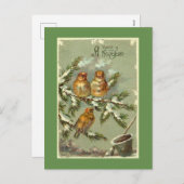 ヴィンテージアート年賀状 シーズンポストカード (正面/裏面)