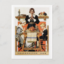 ヴィンテージアート感謝祭はがき シーズンポストカード