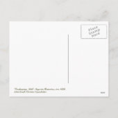 ヴィンテージアート感謝祭はがき シーズンポストカード (裏面)