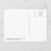 ヴィンテージアート感謝祭はがき シーズンポストカード (裏面)