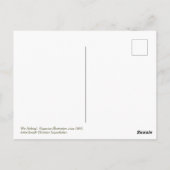 ヴィンテージアート感謝祭はがき ポストカード (裏面)