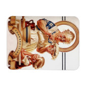 ヴィンテージアート感謝祭ギフトマグネット マグネット (横)