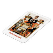 ヴィンテージアート感謝祭ギフトマグネット マグネット (左側)